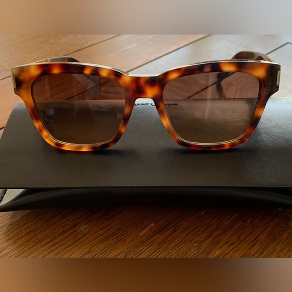 Saint Laurent Tortoise Sunglasses - Picture 1 of 5